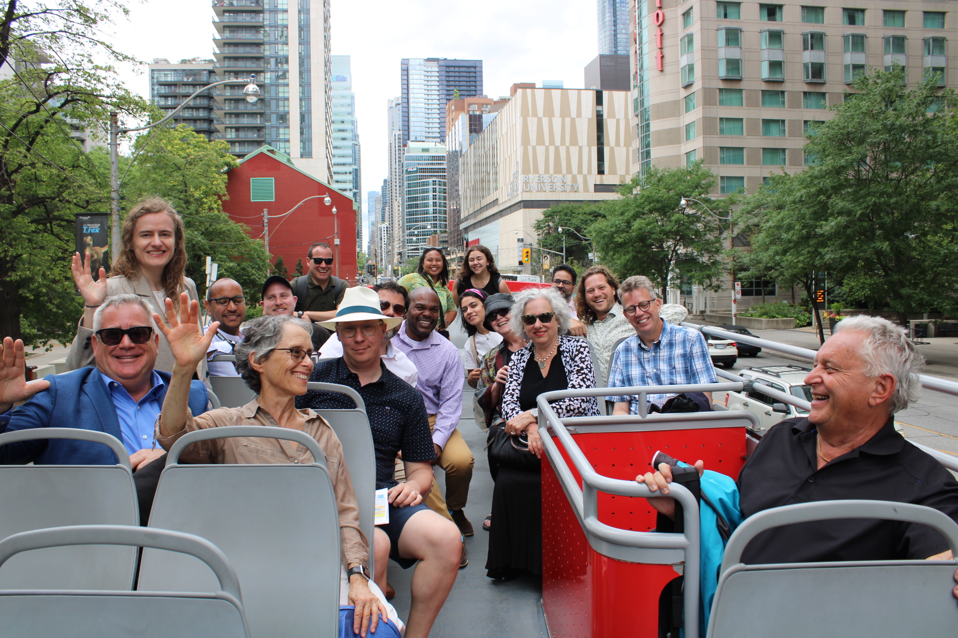 End of the line! BIA Bus Tour concludes.